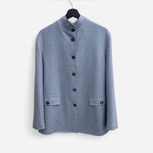 Loro Piana unstructured blue cashmere Spagna size 46, US L